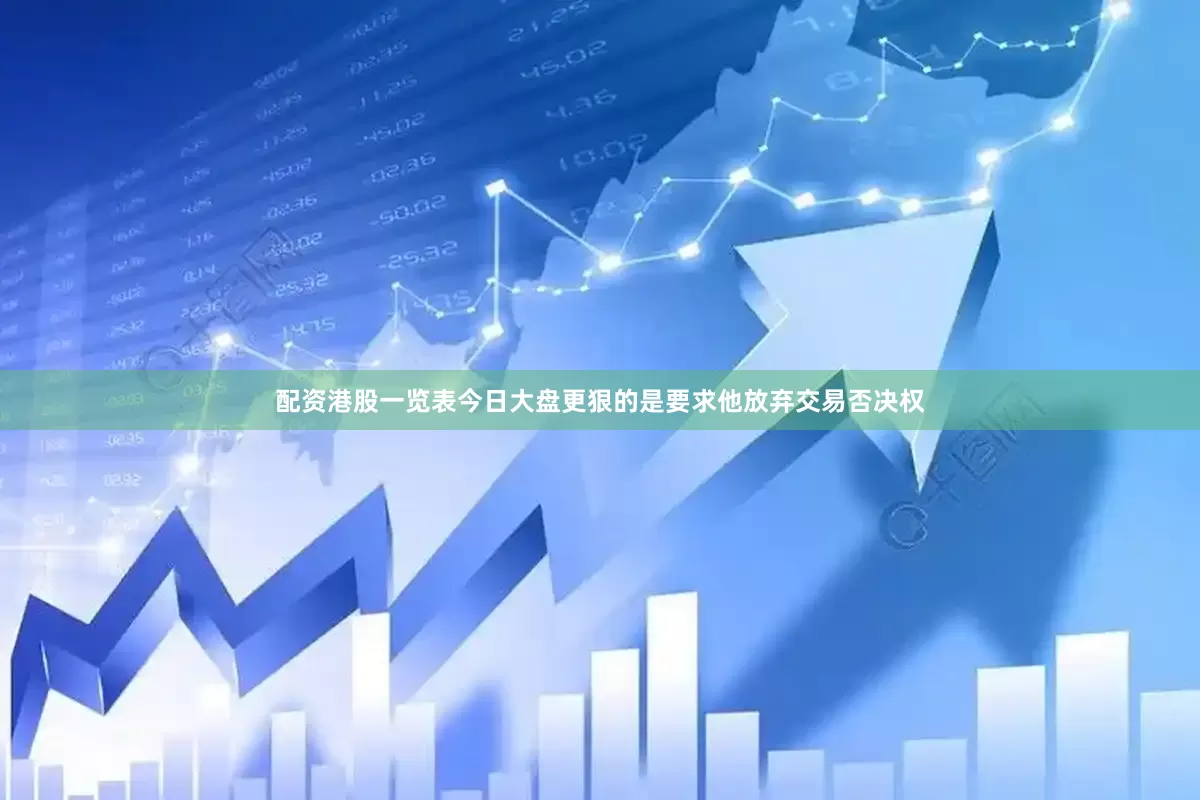配资港股一览表今日大盘更狠的是要求他放弃交易否决权